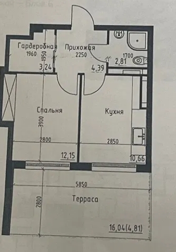 продажа однокомнатной квартиры номер A-174471 в Приморском районе, фото номер 1